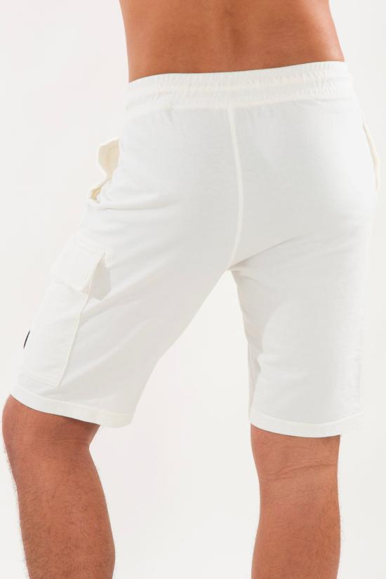 25SS 씨피 컴퍼니 라이트 플리스 카고 렌즈 쇼츠 18CMSB069A 002246G 103 White - C.P. COMPANY