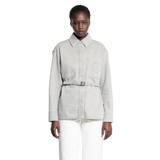  펜디 자켓 FLF677ASMBF1RX9 Grey