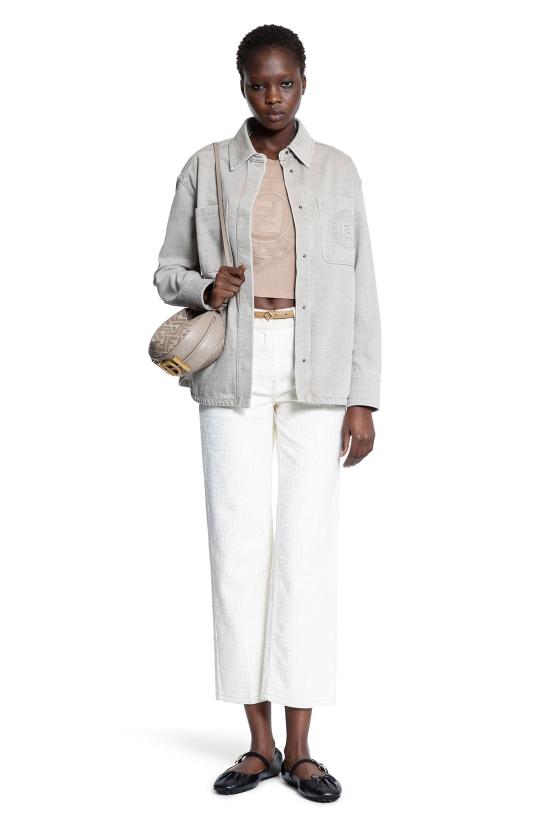  펜디 셔츠 FS9715ASNIF1RX9 Beige - FENDI