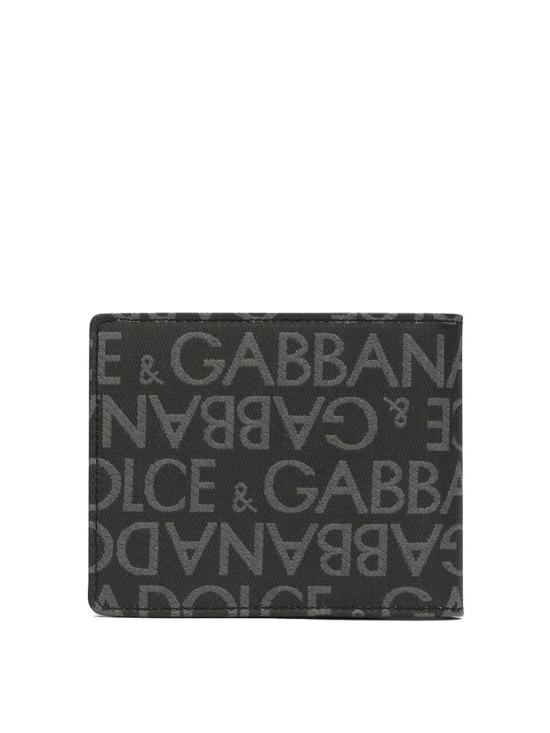  돌체앤가바나 로고 플레이트 레더 반지갑 BP3102AJ7058B969 Black - DOLCE & GABBANA