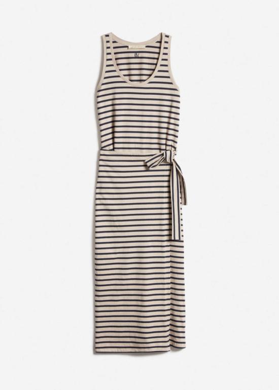  메이블앤모스 롱 원피스 바네사 브루노 에트르타 스트라이프 탱크 니트 드레스 - MABEL AND MOSS