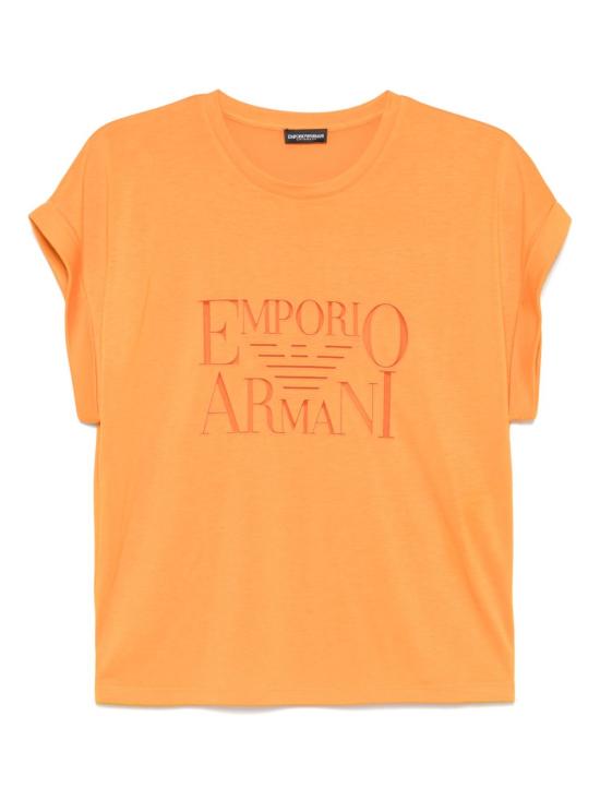 25SS 엠포리오 아르마니 반팔 티셔츠 EW000616 AF12187U3079 Orange