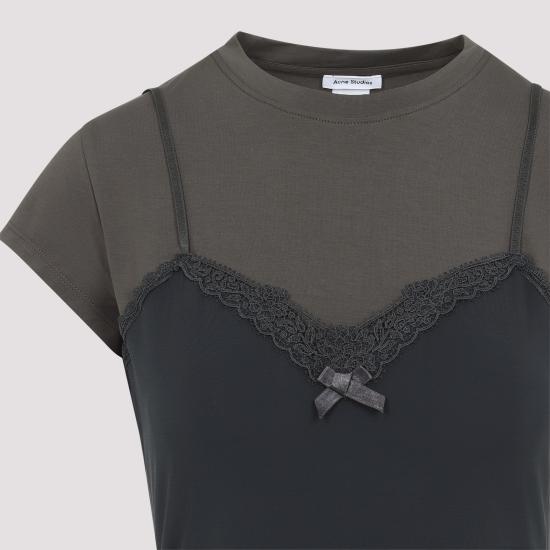 25SS 아크네 스튜디오 미디 원피스 A20796CCH GREY ANTHRACITE DOM - ACNE STUDIOS