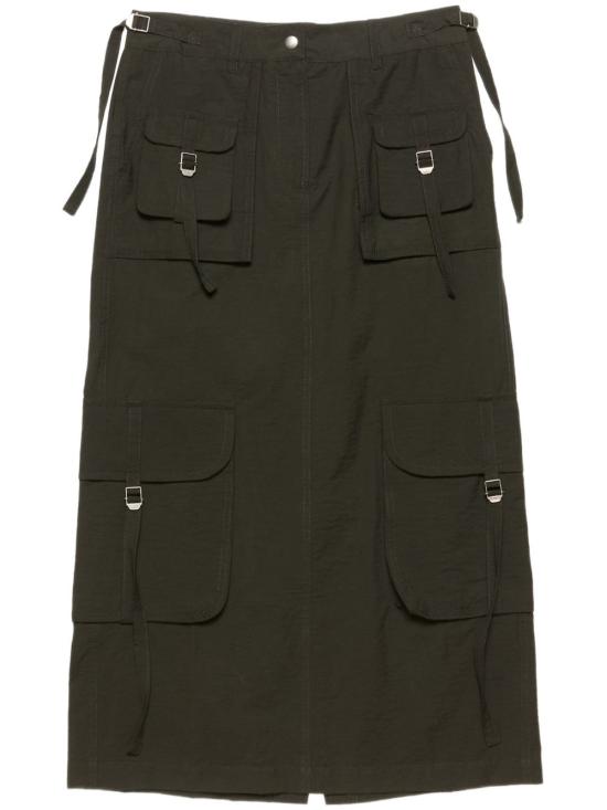 25SS 아크네 스튜디오 미디 스커트 AF0467AA3 DGRAY DOM