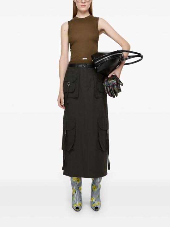 25SS 아크네 스튜디오 미디 스커트 AF0467AA3 DGRAY DOM - ACNE STUDIOS