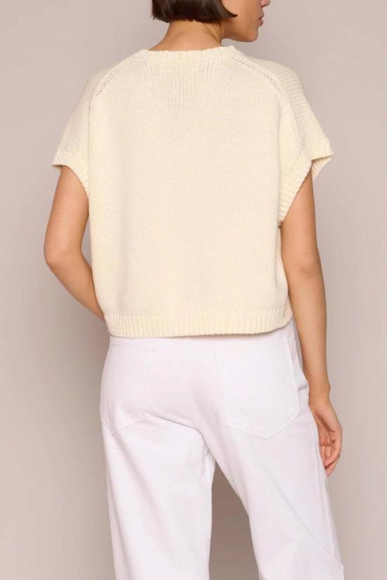  오가닉 바이 존 패트릭 베스트 존 패트릭 오가닉 박스 질레 오프 화이트 - ORGANIC BY JOHN PATRICK