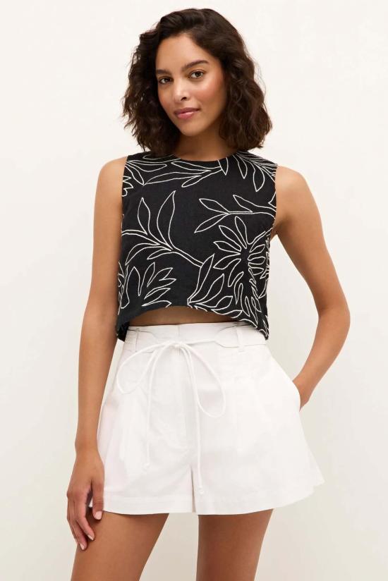  마리 올리버 블라우스 데이비스 탑 와일드플라워 - MARIE OLIVER