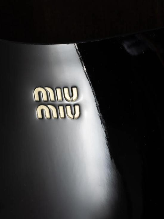 26SS 미우미우 뮬/슬리퍼 5Z425EFA030069 F0002 NERO - MIU MIU