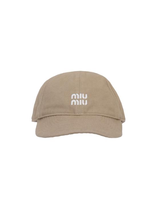 26FW 미우미우 모자 5HC3692CR1 F0D2X BEIGE AMARANTO