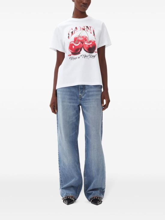 25SS 가니 반팔 티셔츠 T4004151 DOM - GANNI