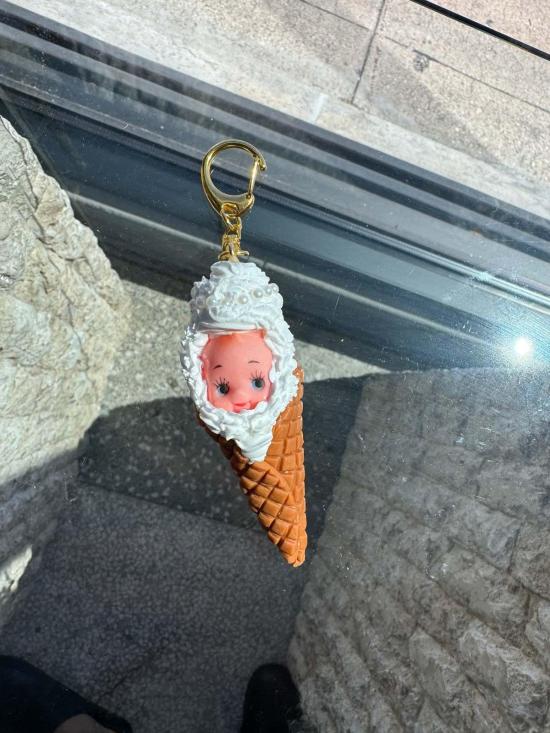  Otonamiya 키링 오토나미야 휘핑크림+펄 큐피 키체인 어웨이크