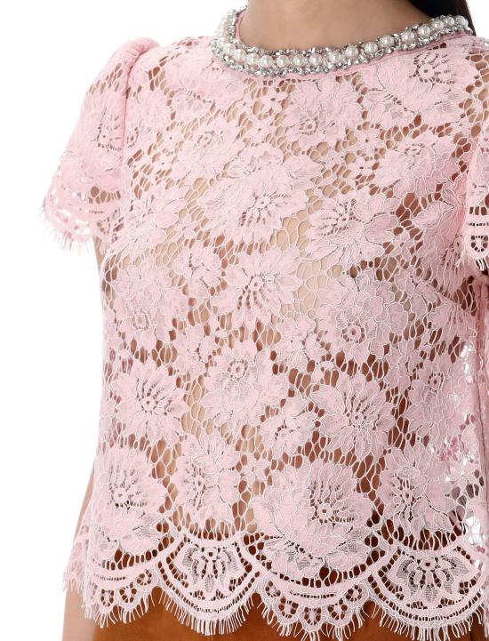 25SS 셀프 포트레이트 반팔 티셔츠 SS25049TP PINK - SELF PORTRAIT