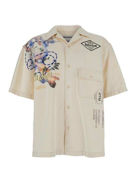 25SS 우영미 반팔 셔츠 W251SH22976E Beige