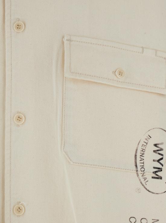 25SS 우영미 반팔 셔츠 W251SH22976E Beige - WOOYOUNGMI