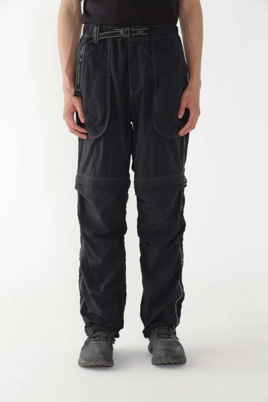  앤드원더 트레이닝 웨어 And Wander Ny Taffeta Hiker 2 Way 팬츠 블랙 - AND WANDER