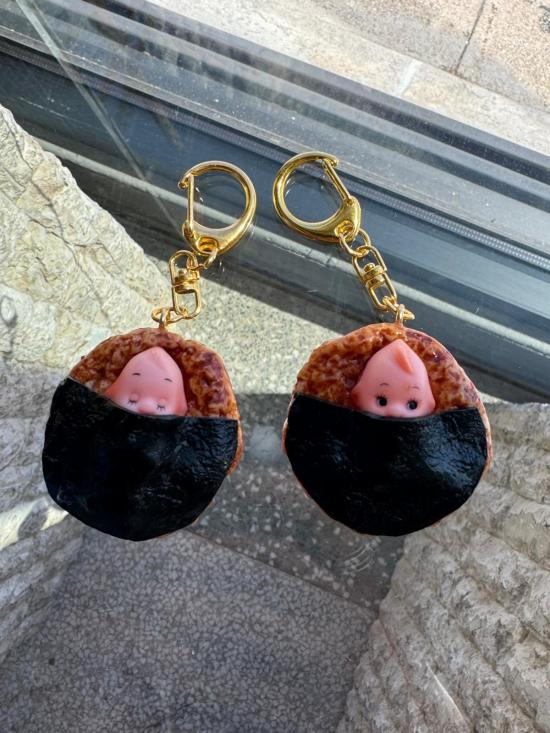  Otonamiya 키링 오토나미야 센베이 큐피 열쇠고리