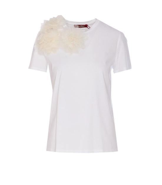 25SS 막스마라 스튜디오 반팔 티셔츠 2516941024600 SUGHERO009 WHITE