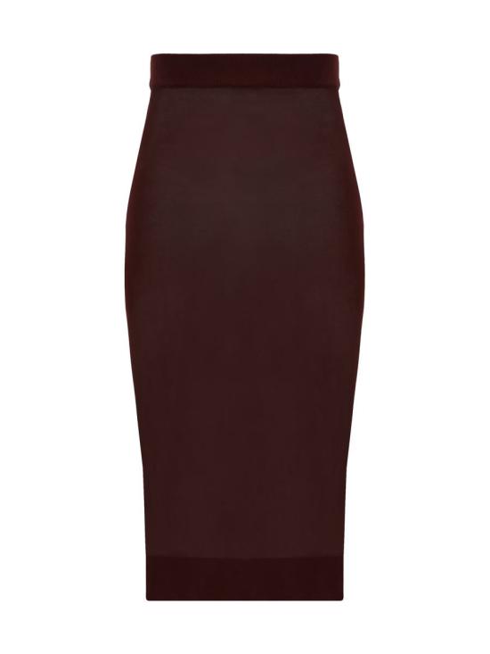 24FW 생로랑 숏 스커트 811119Y75YK 5080 Red