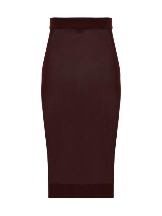 24FW 생로랑 숏 스커트 811119Y75YK 5080 Red - SAINT LAURENT