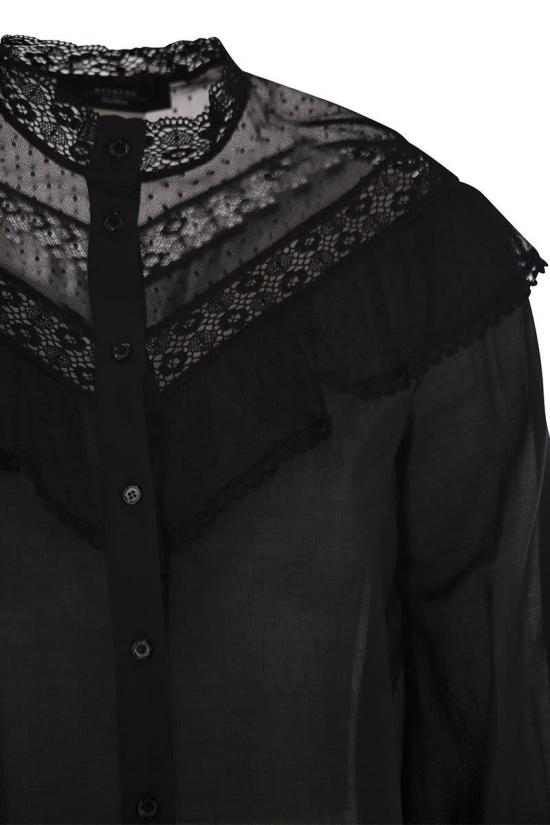 25SS 위켄드막스마라 블라우스 2515111013600 002 Black - WEEKEND MAX MARA