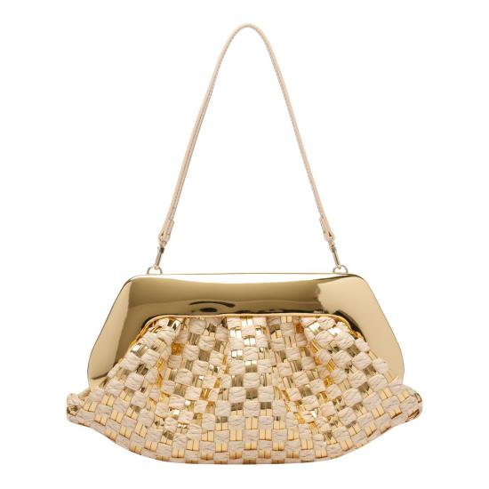 25SS The-Moirè 가방 TMSS25EMRMWPL 19 GOLD GOLD NEUTRALS