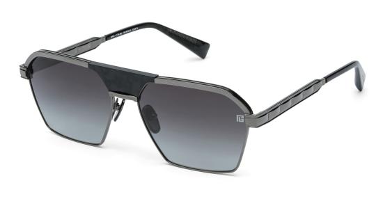 25SS 발망 안경 BPS 177B 60 BLACK SILVER - BALMAIN