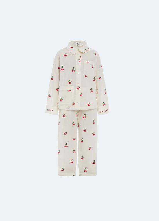  [키즈] 씨뉴욕 라운지 웨어 키즈 씨 나이 주드 파자마 세트 크림 - SEA NY