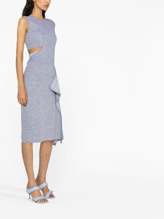 25FW 펜디 긴팔 티셔츠 FZX967ANERF0TAZ GREY - FENDI