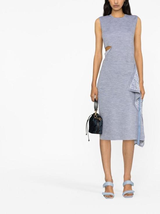 25FW 펜디 긴팔 티셔츠 FZX967ANERF0TAZ GREY - FENDI