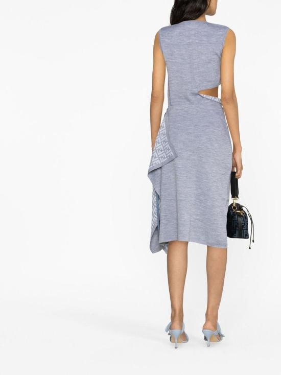 25FW 펜디 긴팔 티셔츠 FZX967ANERF0TAZ GREY - FENDI