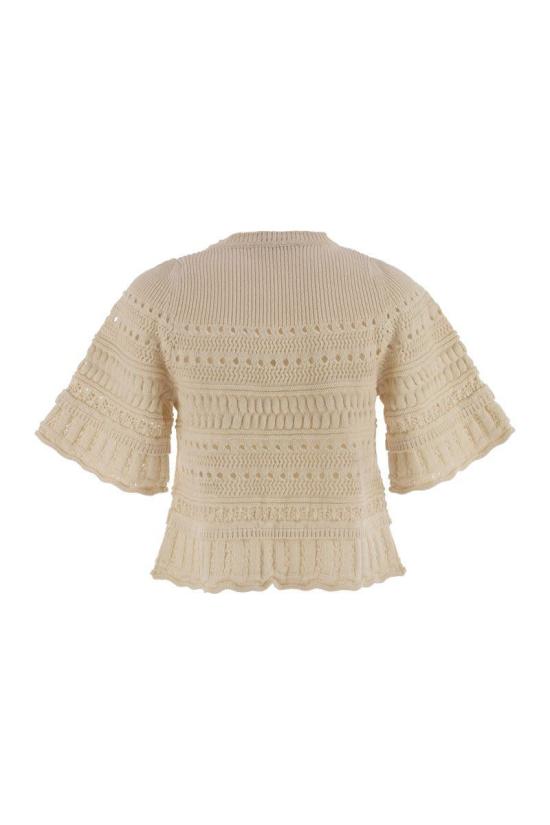 25SS 위켄드막스마라 스웨터 2515361013600 001 WHITE - WEEKEND MAX MARA