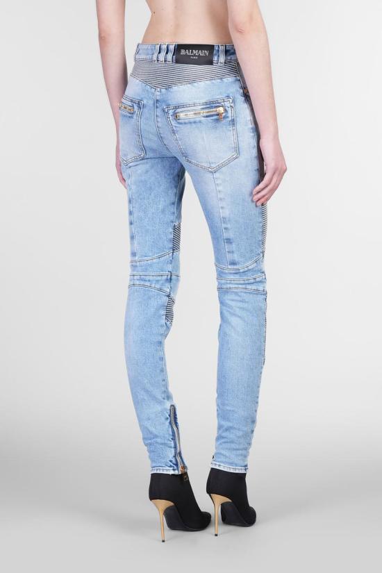 25SS 발망 데님 팬츠 418748 EF0MG035DF75 BLUE - BALMAIN