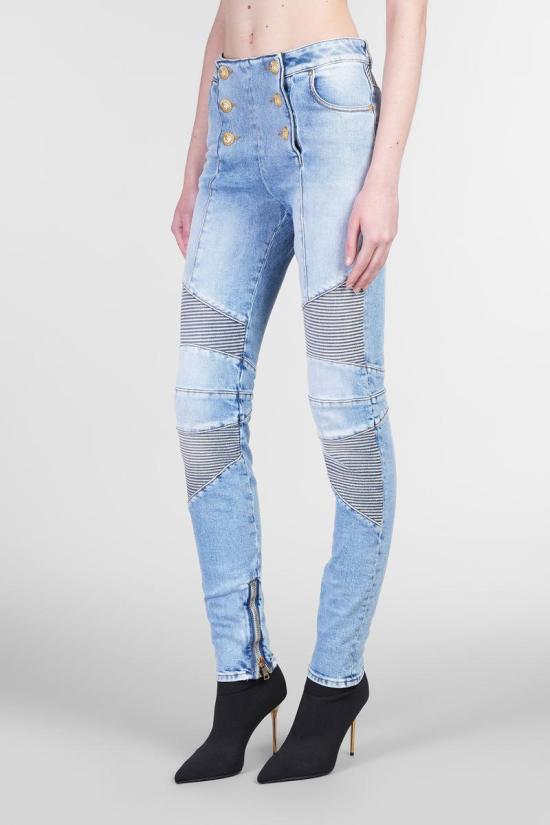 25SS 발망 데님 팬츠 418748 EF0MG035DF75 BLUE - BALMAIN