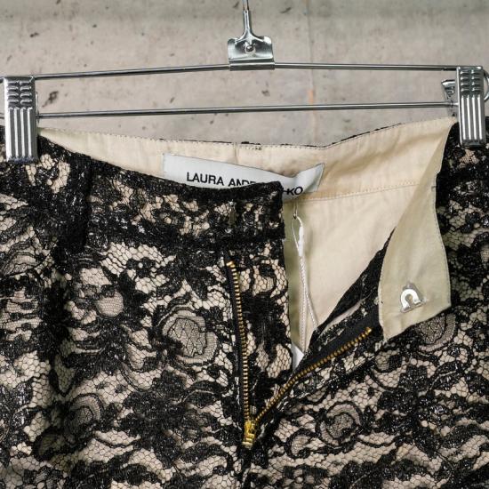 25SS Laura Andraschko 스트레이트 팬츠 SS25090017BS BLACK SILVER GOLD - OTHER BRANDS