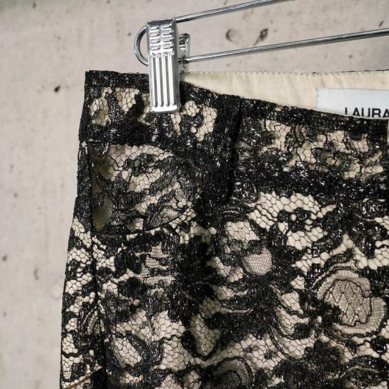 25SS Laura Andraschko 스트레이트 팬츠 SS25090017BS BLACK SILVER GOLD - OTHER BRANDS