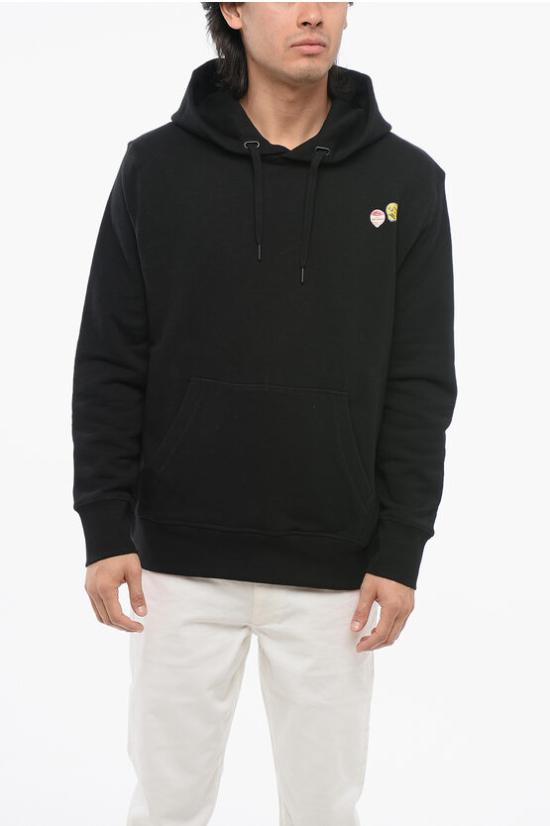  랙앤본 후드 티셔츠 MBC23HT042AP42 0 BLACK Black