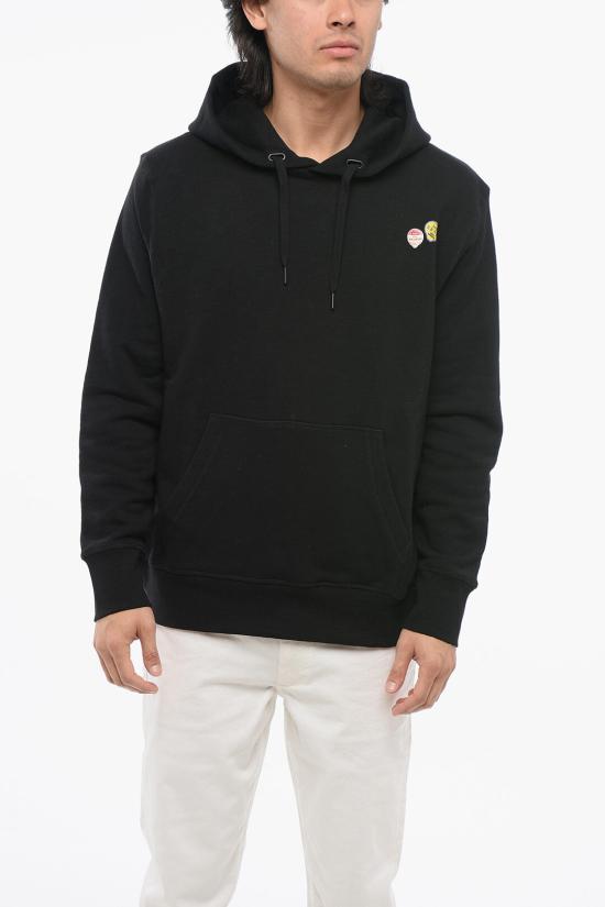  랙앤본 후드 티셔츠 MBC23HT042AP42 0 BLACK Black