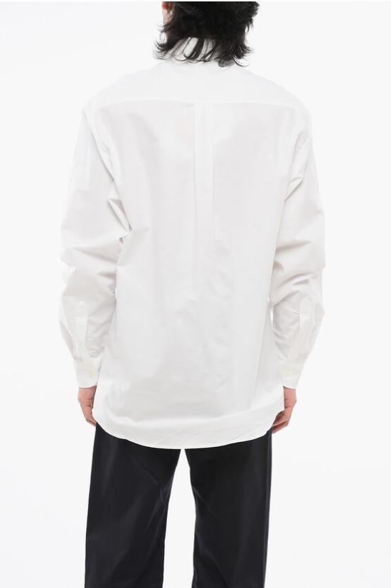  스카이하이팜 긴팔 셔츠 SHF05B0311 White - SKY HIGH FARM