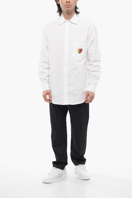  스카이하이팜 긴팔 셔츠 SHF05B0311 White - SKY HIGH FARM