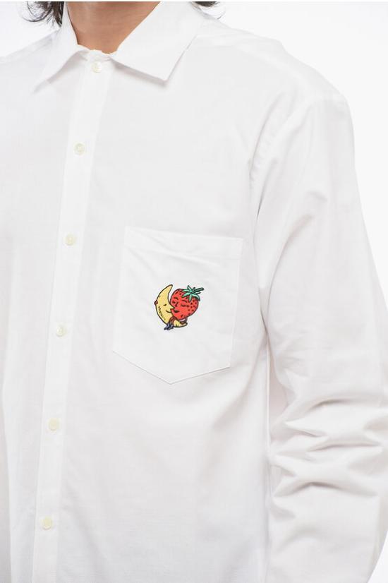  스카이하이팜 긴팔 셔츠 SHF05B0311 White - SKY HIGH FARM