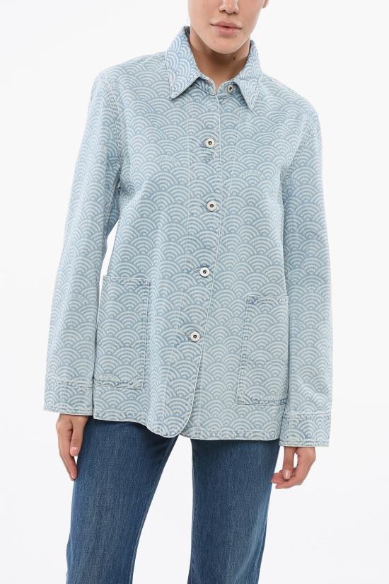  겐조 데님 자켓 FE52DV243 6K4 DT Light blue