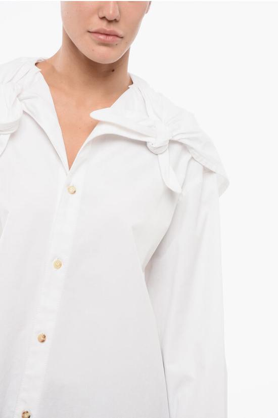  보테가베네타 셔츠 788913V2BL0 9000 White - BOTTEGA VENETA