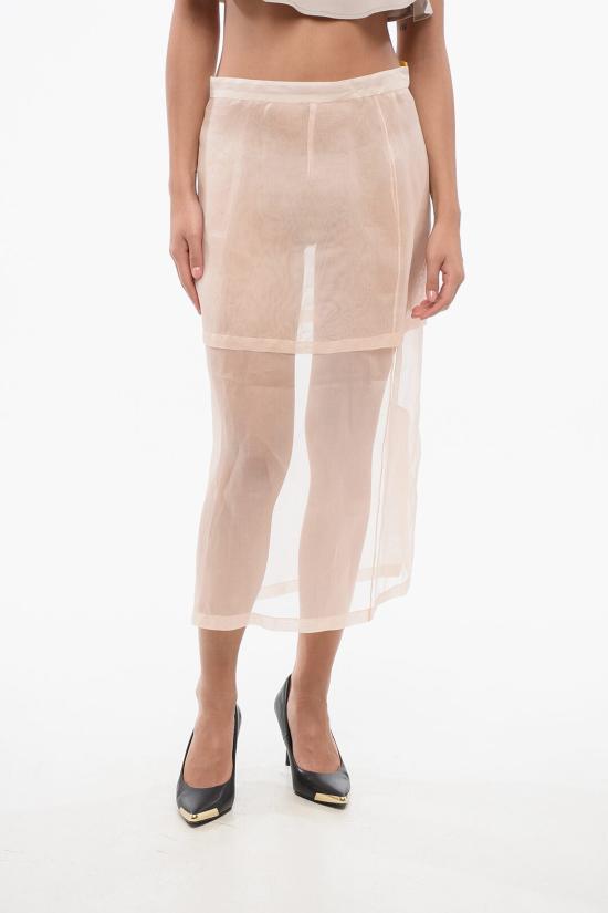  슈퍼 블론드 롱 스커트 SKIRTTTEX20 Pink