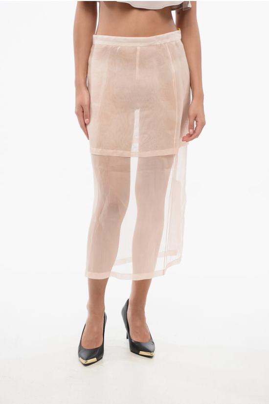  슈퍼 블론드 롱 스커트 SKIRTTTEX20 Pink