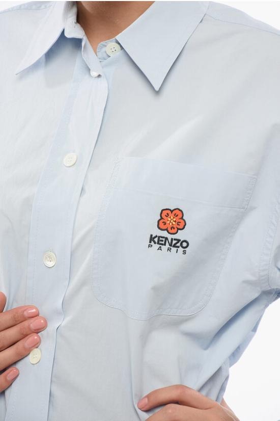  겐조 셔츠 FE52CH0919LS 63 Light blue - KENZO