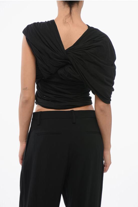  릭 오웬스 반팔 티셔츠 RO01D2252 BH 09 Black - RICK OWENS