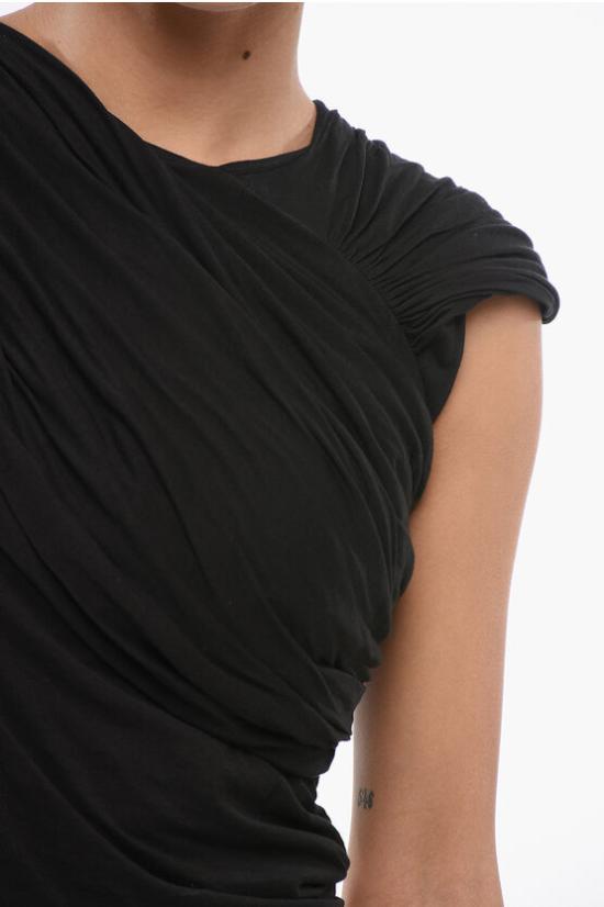  릭 오웬스 반팔 티셔츠 RO01D2252 BH 09 Black - RICK OWENS