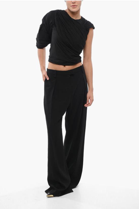  릭 오웬스 반팔 티셔츠 RO01D2252 BH 09 Black - RICK OWENS