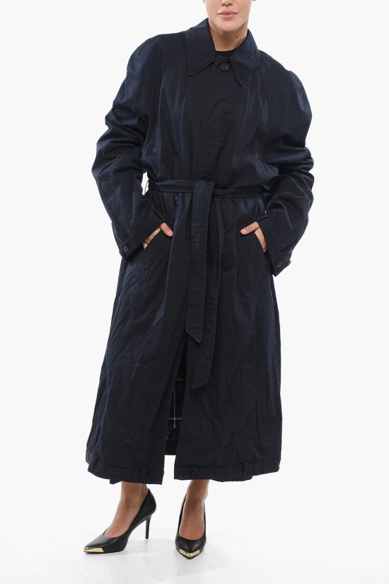  발렌시아가 트렌치 코트 768919TBP01 4063 Blue - BALENCIAGA
