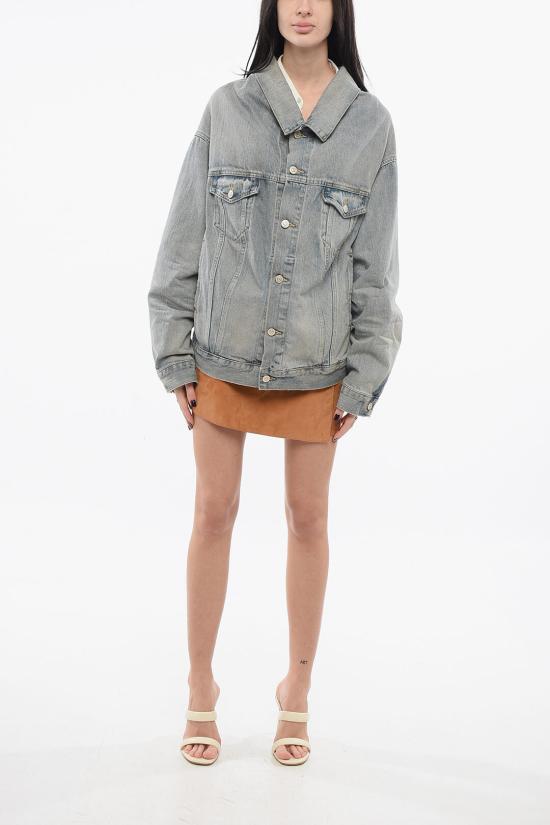  발렌시아가 데님 자켓 786638 TQW55 6379 Light blue - BALENCIAGA